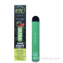 Vape dùng một lần 2500 Puffs Fume Ultra Bán buôn